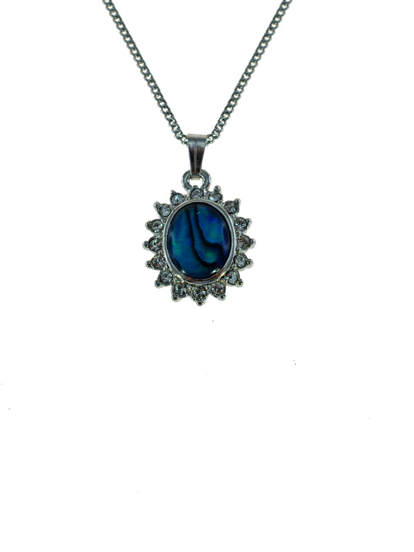 PAUA SHELL PENDANT BOXED