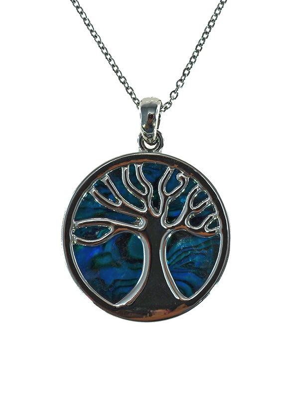 PAUA SHELL PENDANT BOXED