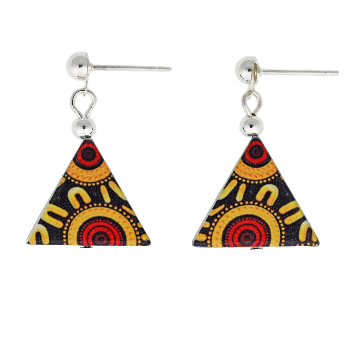 CHERNEE SUTTON EARRINGS TRIANGLE BOXED