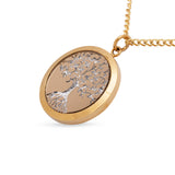 Gold Leaf Pendant Tree Of Life