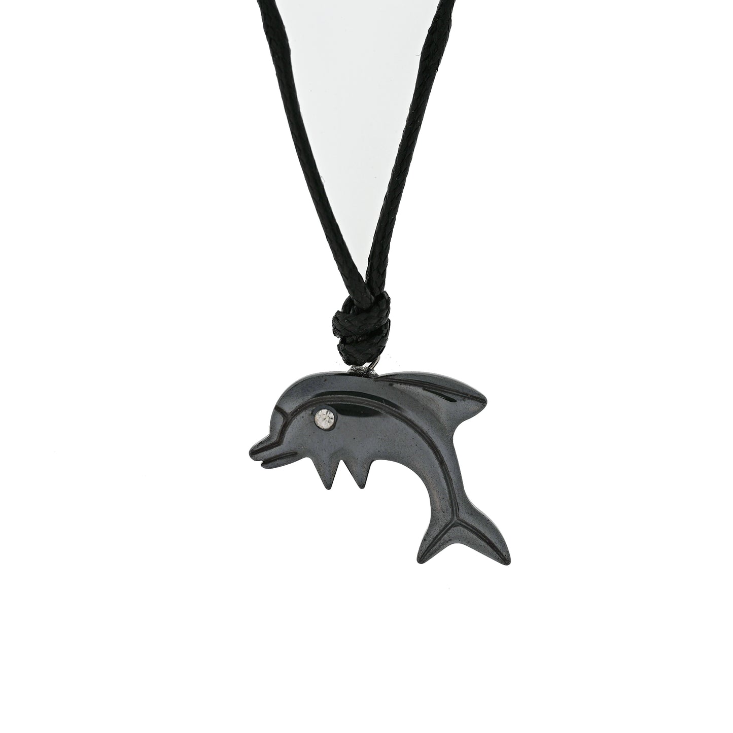 Iron Ore Dolphin Pendant