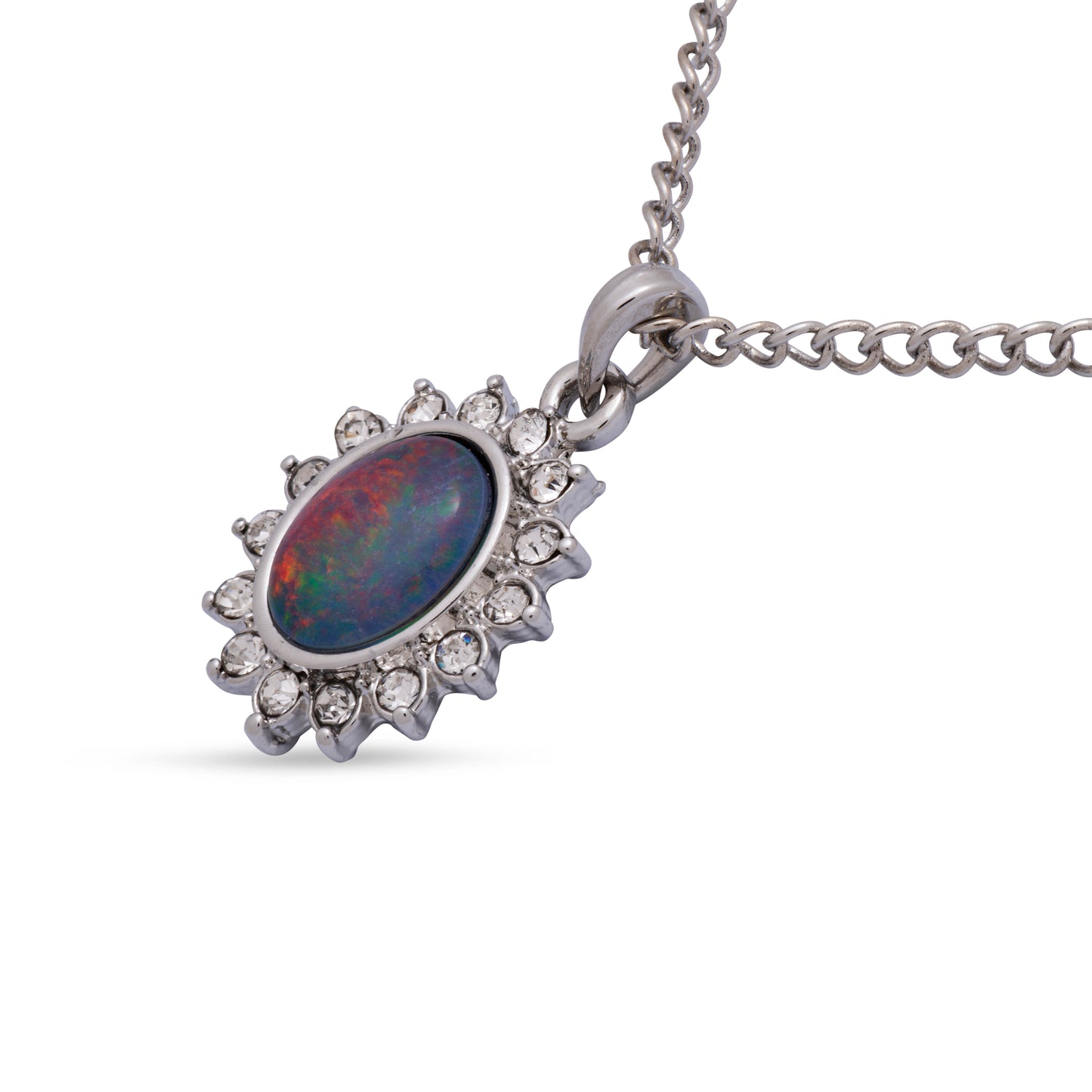 Opal Triplet Pendant Boxed