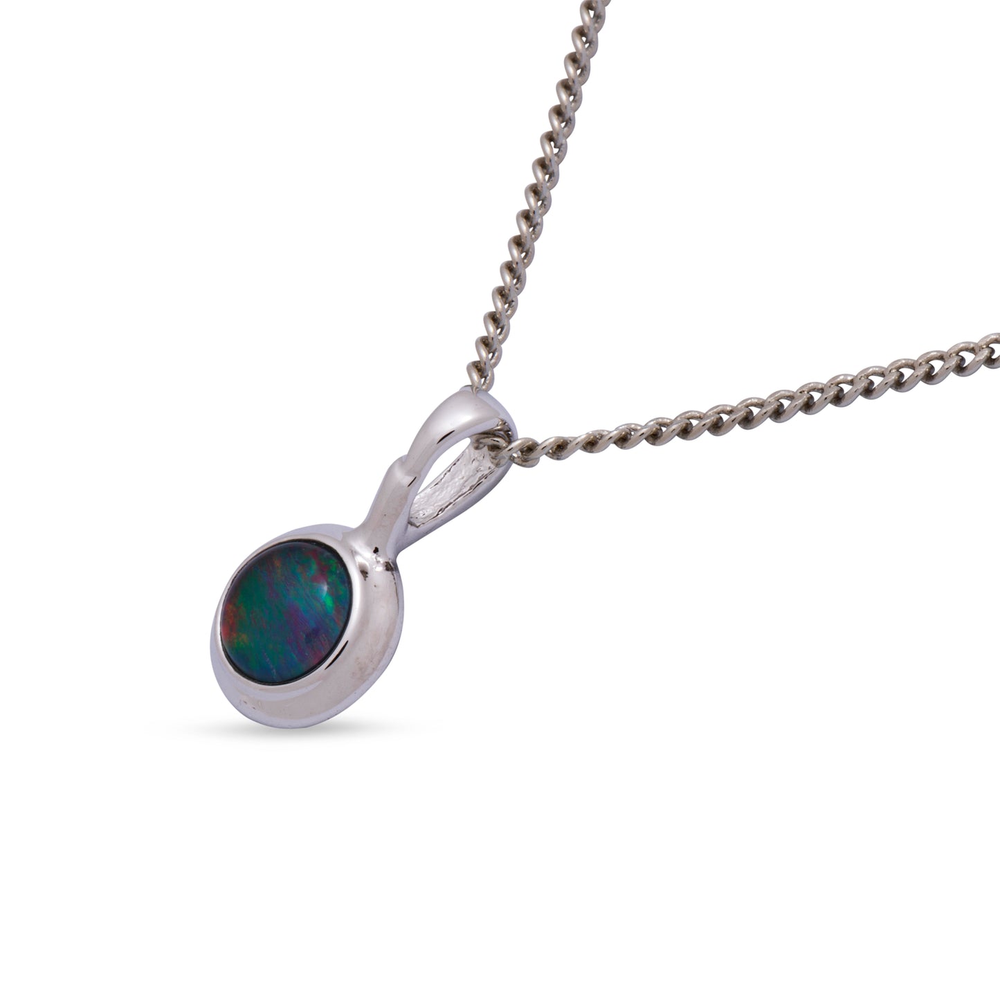 Opal Triplet Pendant Boxed