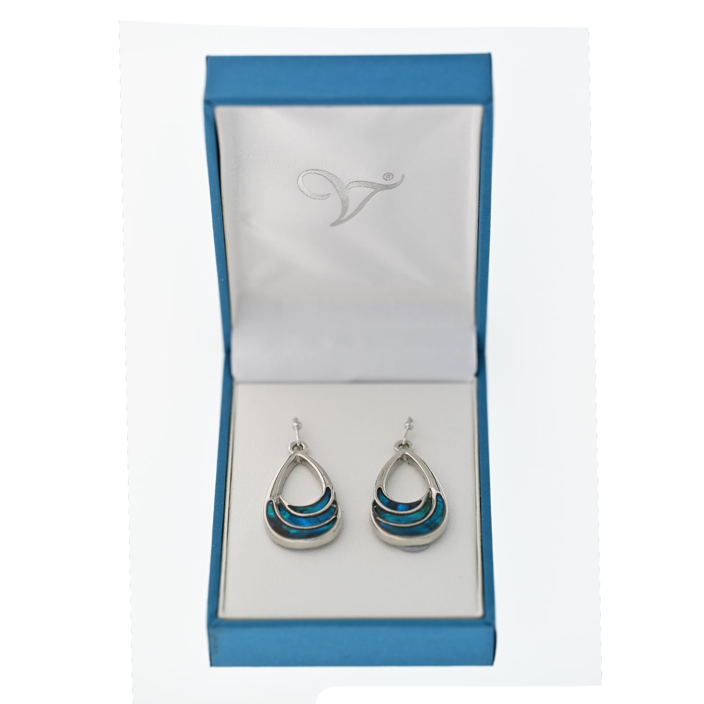 Paua Shell Drop Earrings