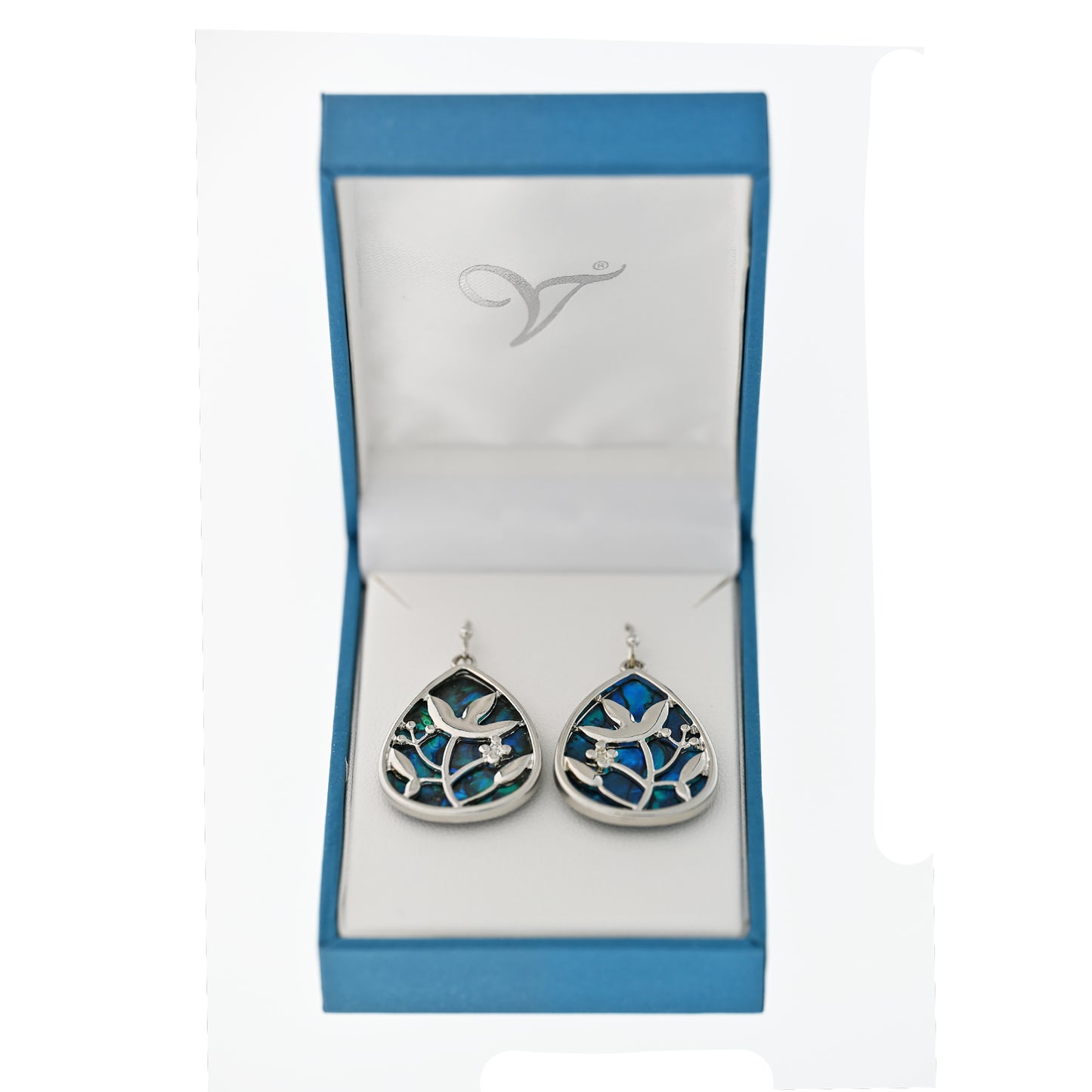 Paua Shell Drop Earrings