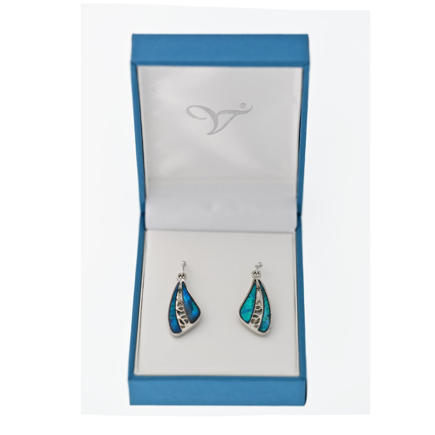 Paua Shell Drop Earrings