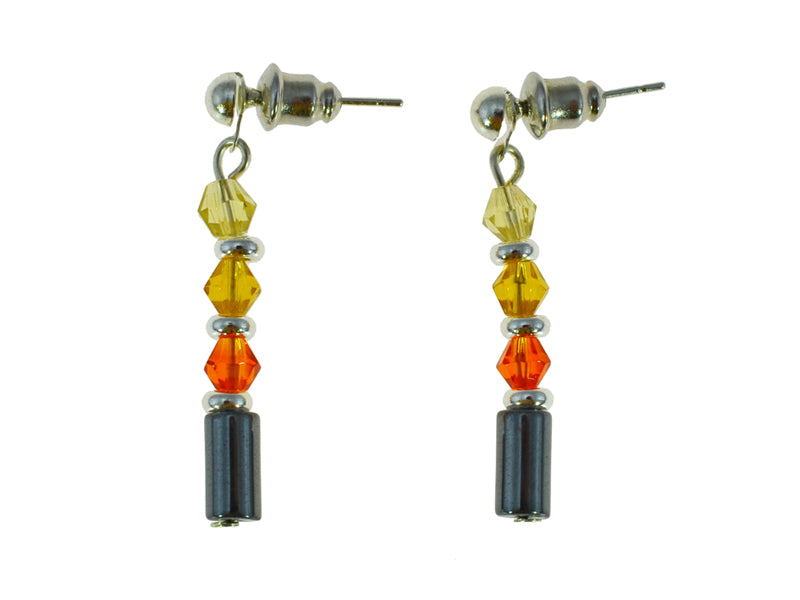 Iron Ore Drop Earring