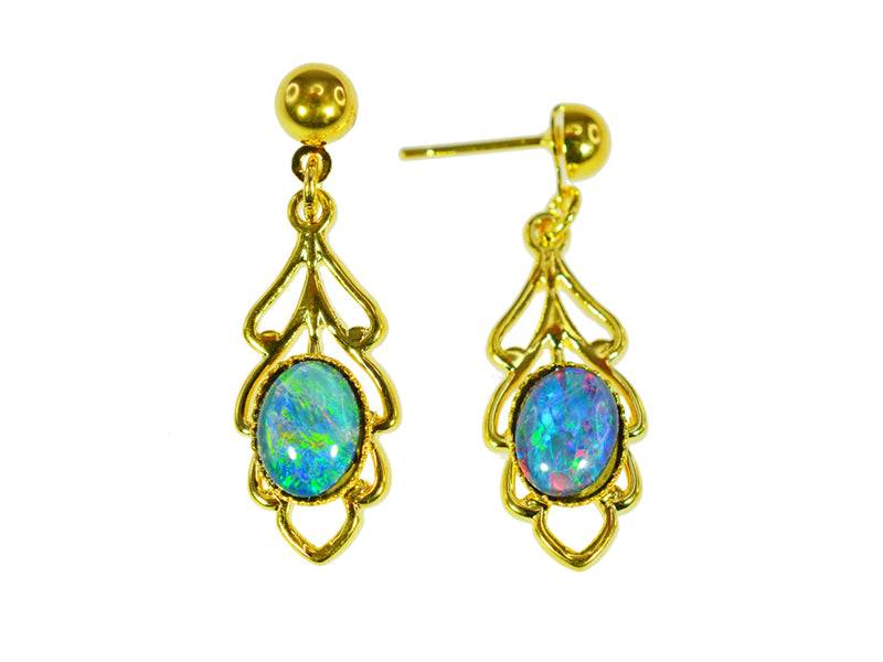 Opal Triplet Earring Boxed