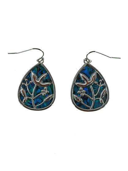 Paua Shell Drop Earrings