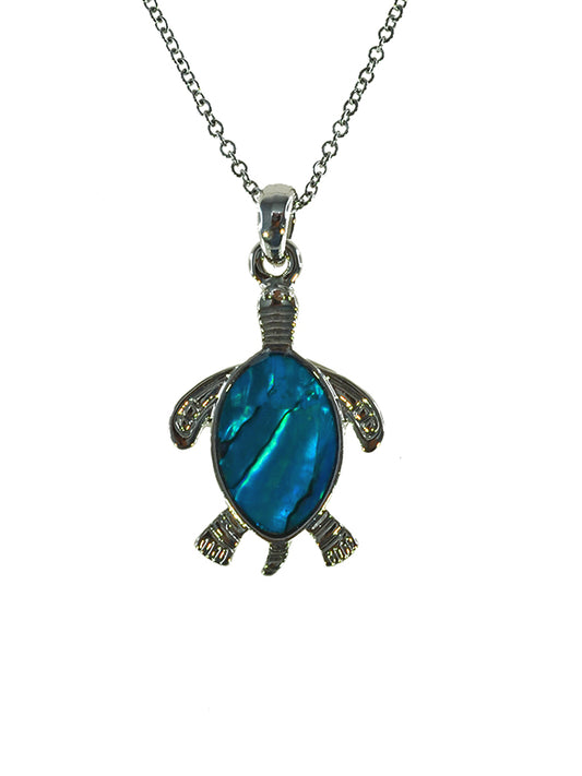 PAUA SHELL PENDANT BOXED