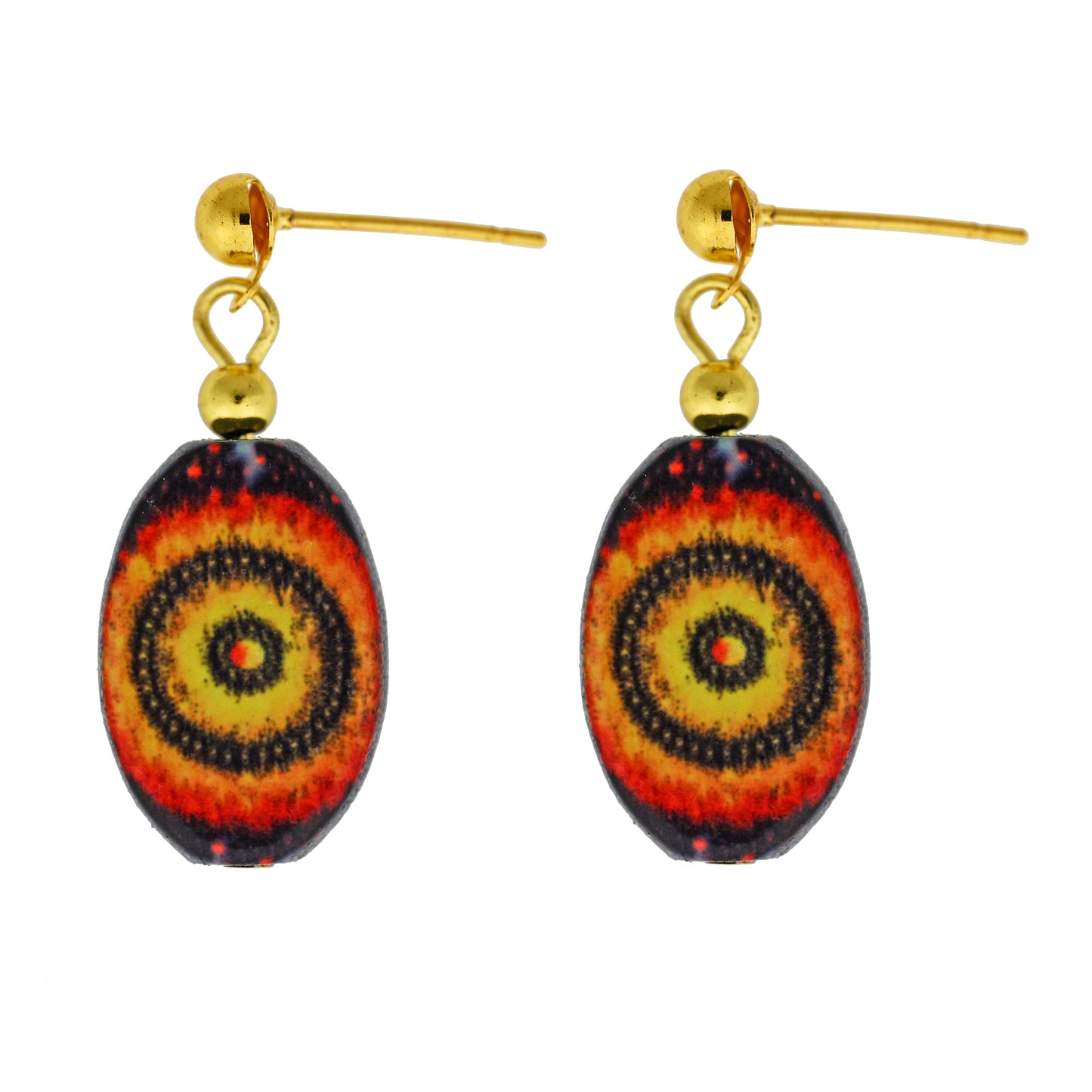 CHERNEE SUTTON EARRINGS OVAL BOXED
