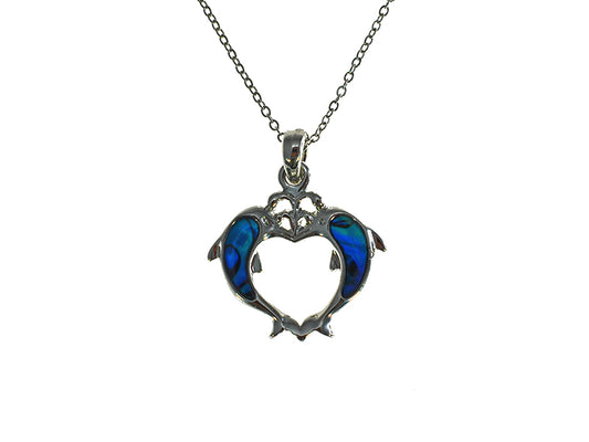 PAUA SHELL PENDANT BOXED