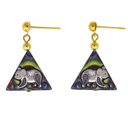 CHERNEE SUTTON EARRINGS TRIANGLE BOXED