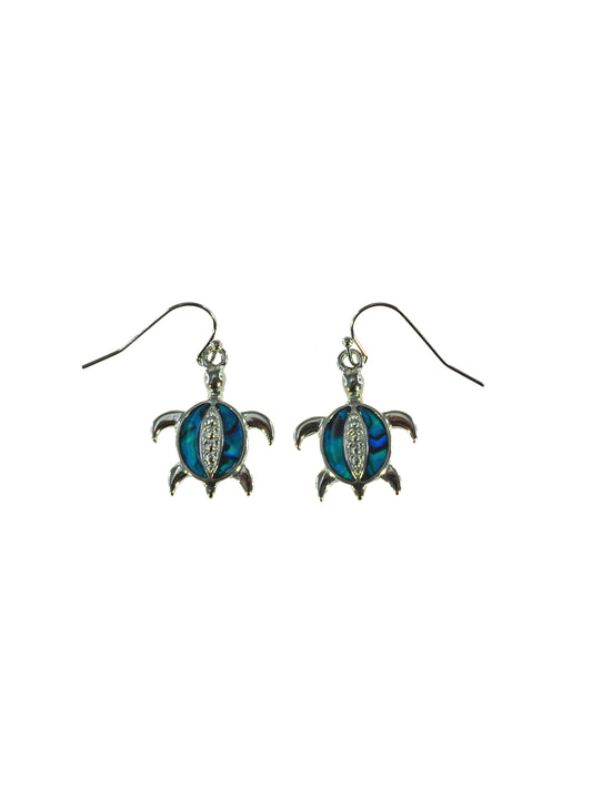 PAUA SHELL EARRING BOXED