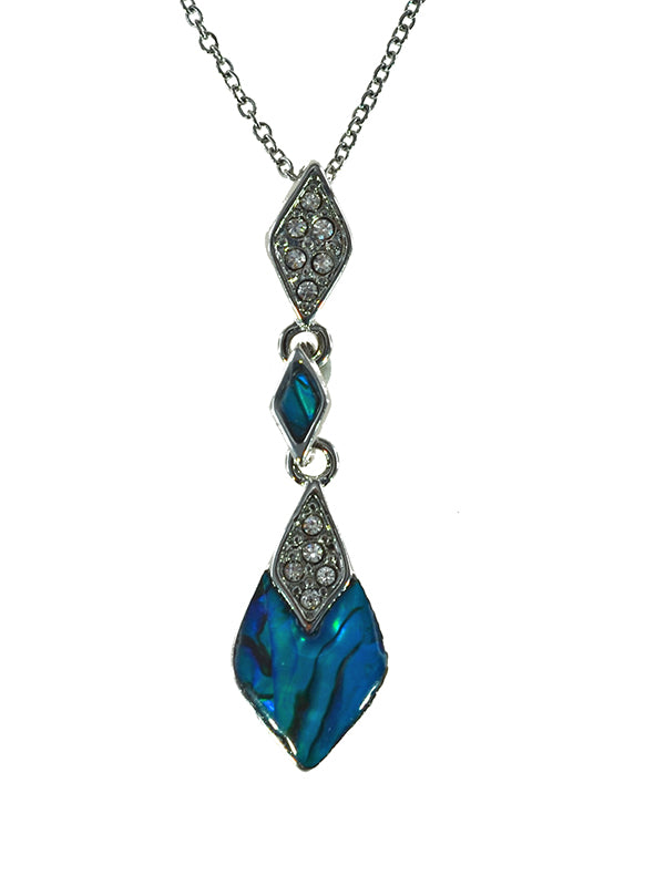 PAUA SHELL PENDANT BOXED