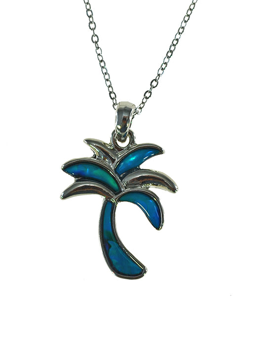 PAUA SHELL PENDANT BOXED