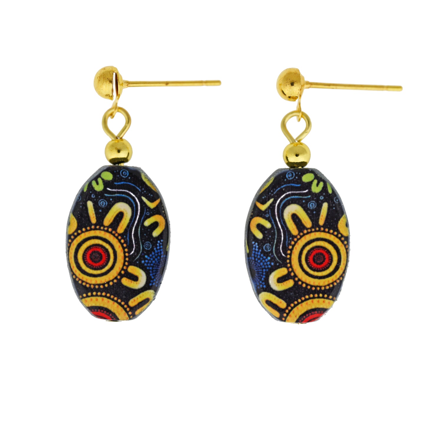 CHERNEE SUTTON EARRINGS OVAL