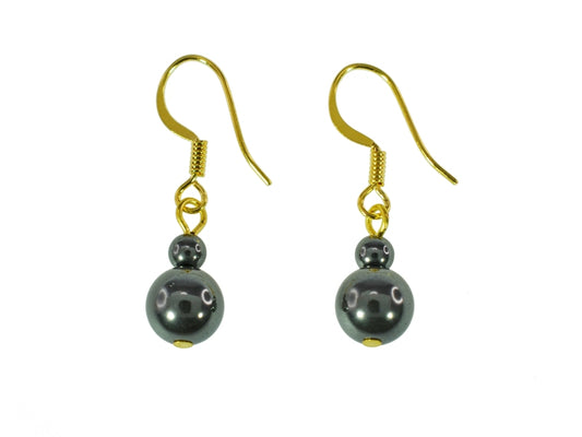 IRON ORE HOOK DROP EARRINGS