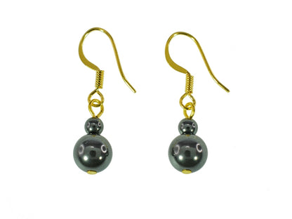 IRON ORE HOOK DROP EARRINGS