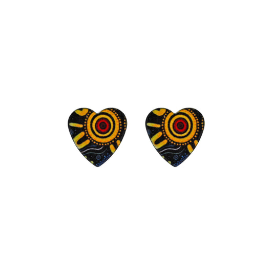 CHERNEE SUTTON EARRINGS HEART