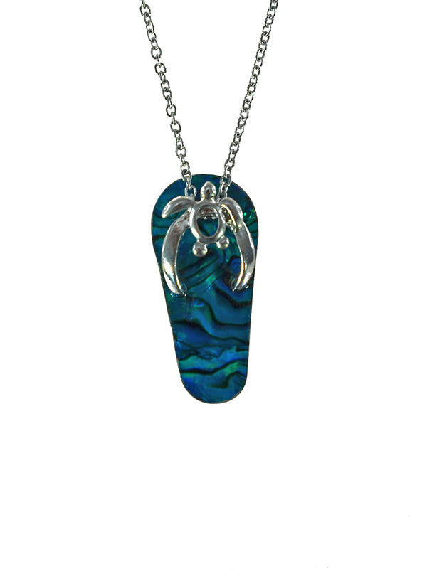 PAUA SHELL PENDANT BOXED