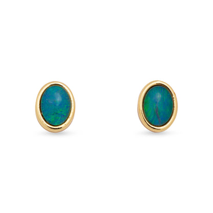 OPAL TRIPLET EARRINGS BOXED