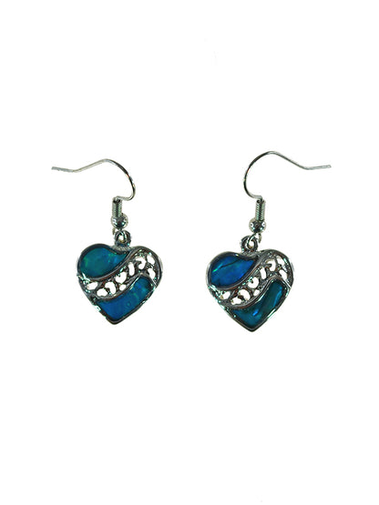 Paua Shell Drop Earrings