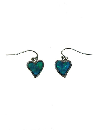 PAUA SHELL EARRING BOXED
