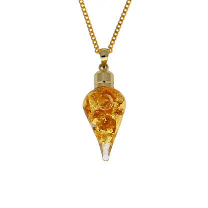 Kara Gold Glass Pendant