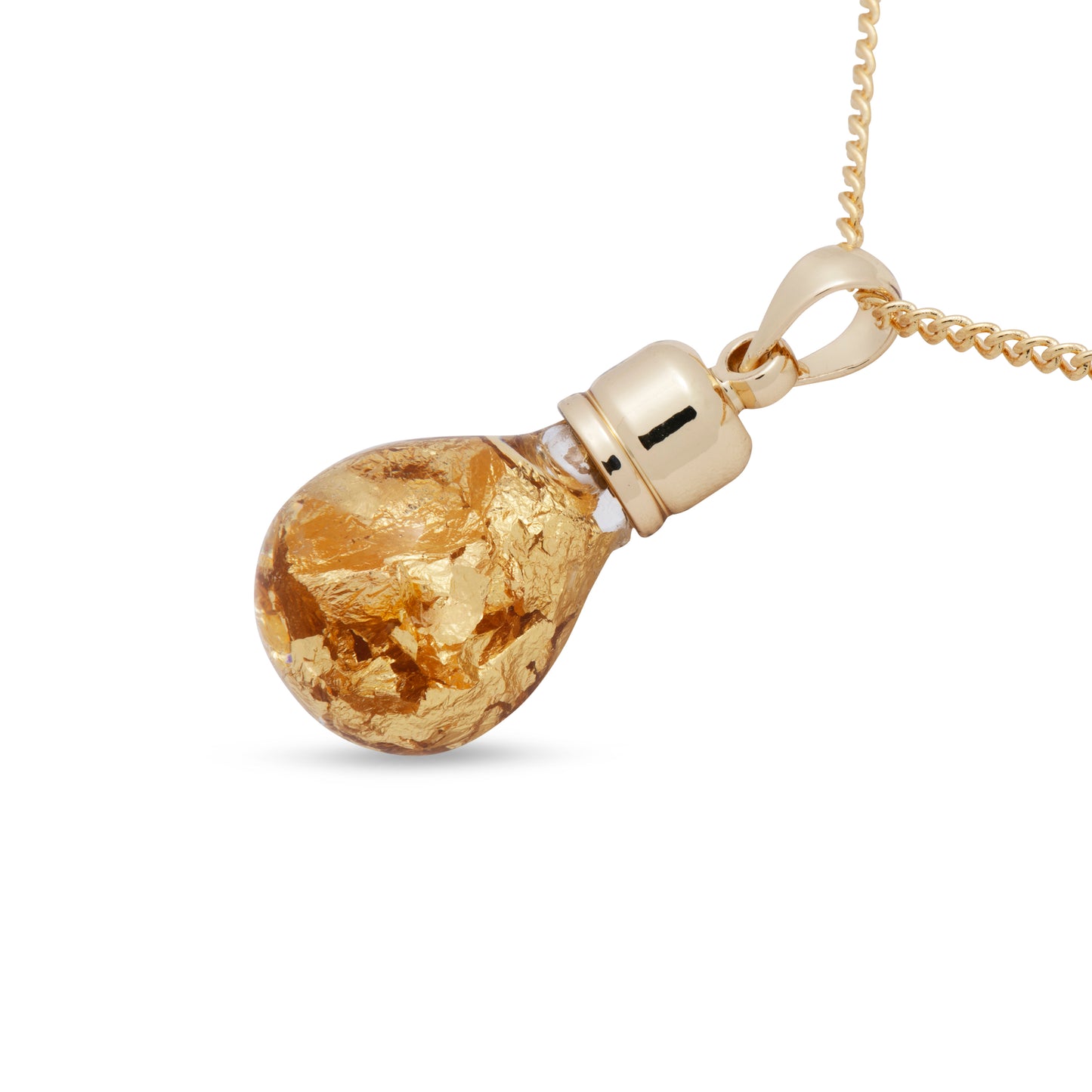 Gigi Gold Glass Pendant