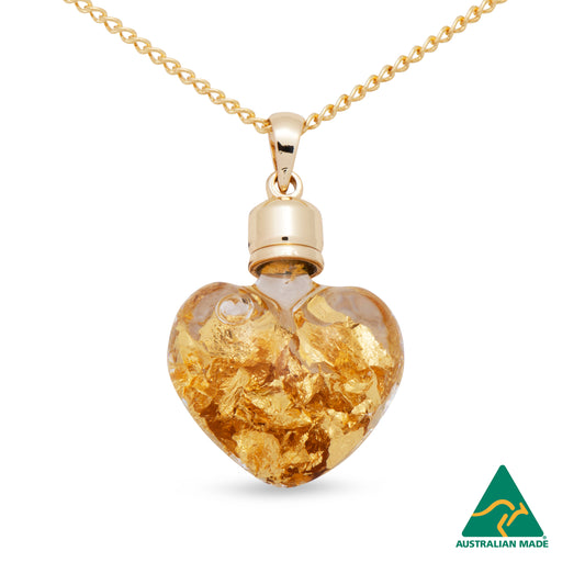 Isabella Gold Heart Pendant