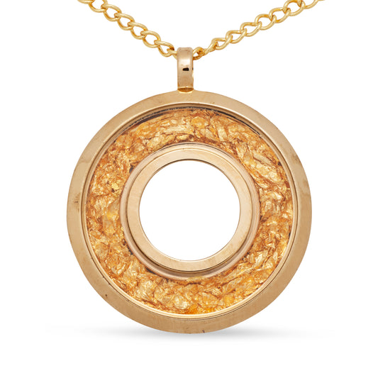 Gold Filled Donut Pendant