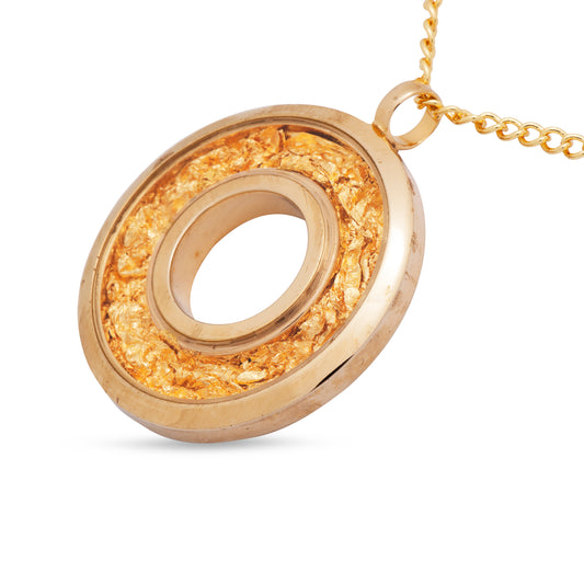 Chloe Gold Leaf Pendant