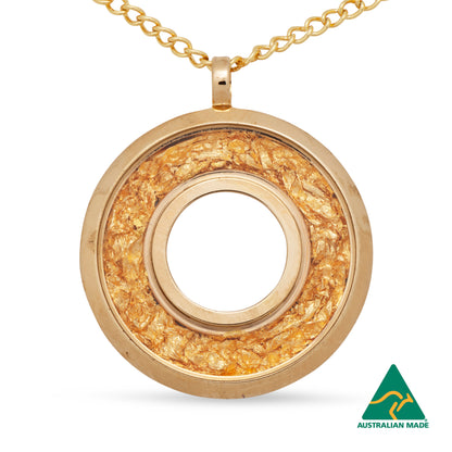 Chloe Gold Leaf Pendant