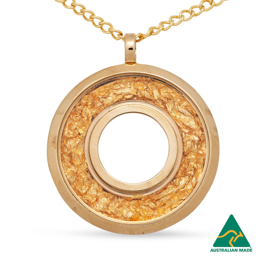 Chloe Gold Leaf Pendant
