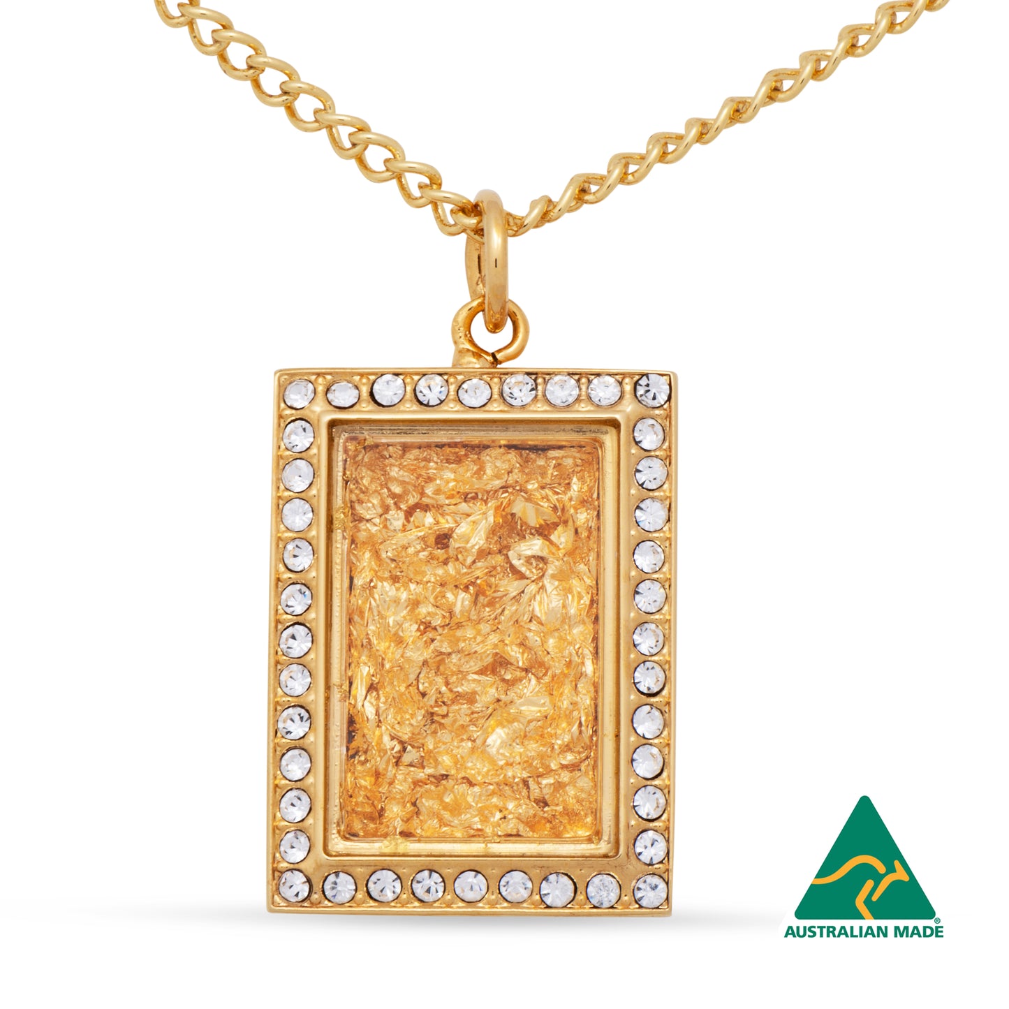 Amanda Diamante Gold Pendant
