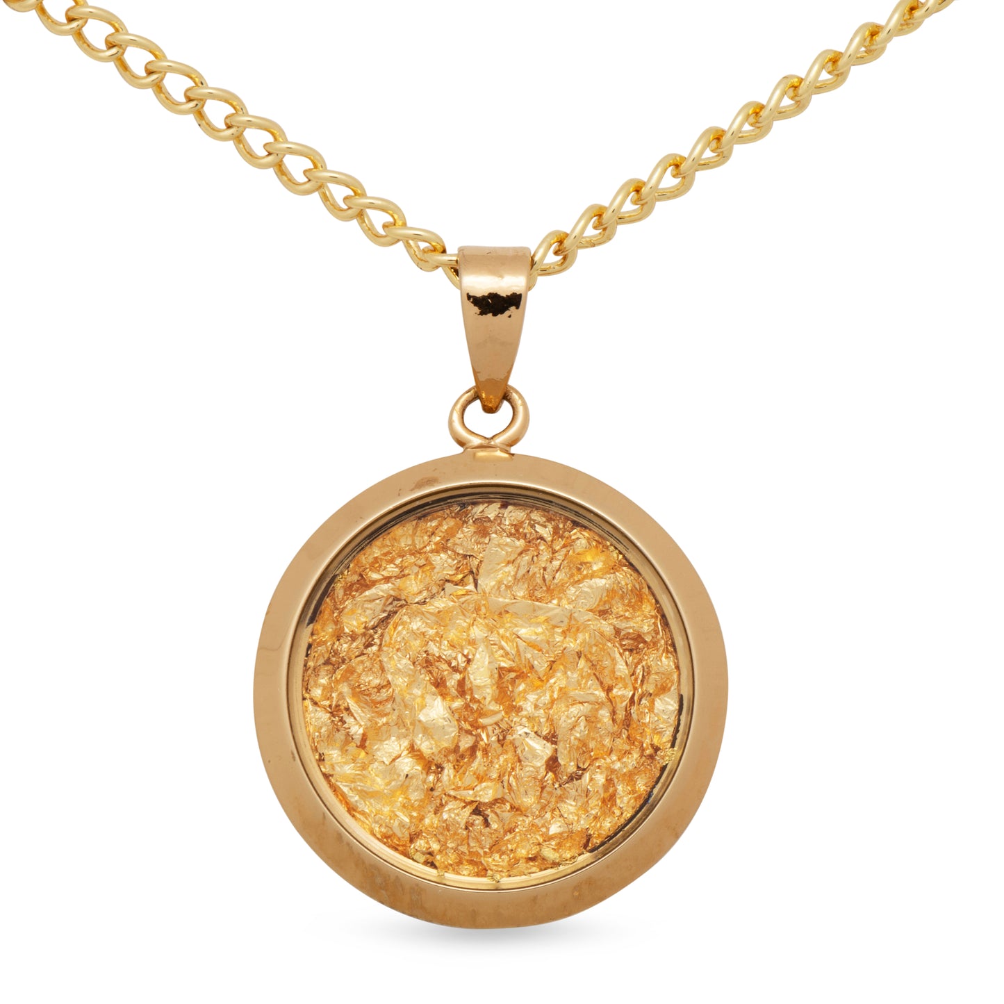 Matilda Small Gold Leaf Pendant