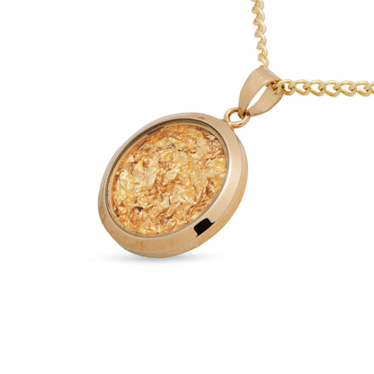 Matilda Small Gold Leaf Pendant