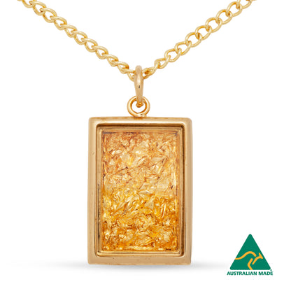 Savannah Gold Leaf Pendant