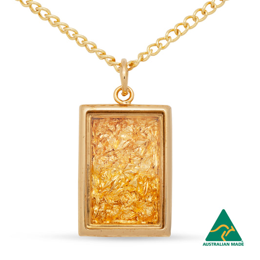 Savannah Gold Leaf Pendant