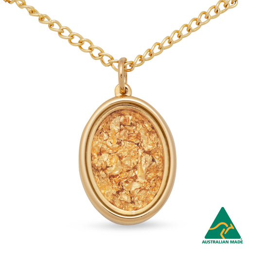 Madison Gold Leaf Pendant
