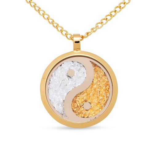 Gold Pendant Yin Yang Small