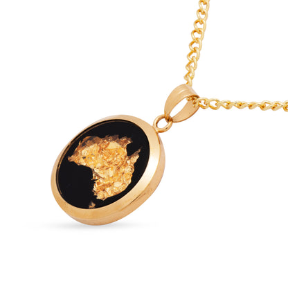 Australia Small Gold Leaf Pendant
