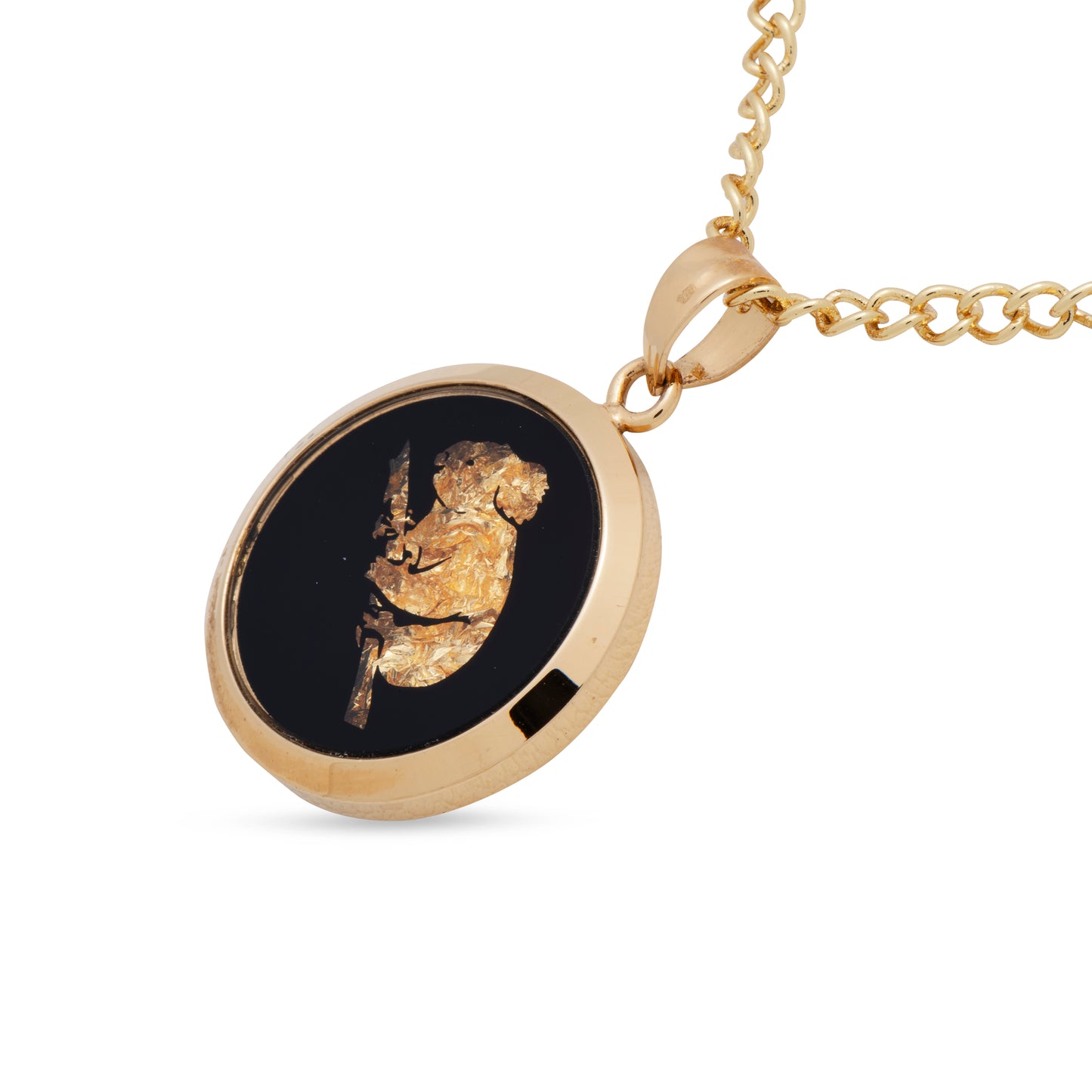 Koala Small Gold Leaf Pendant