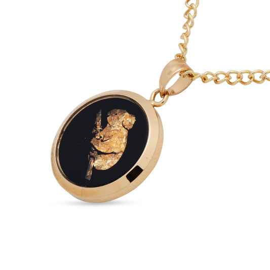 Koala Small Gold Leaf Pendant