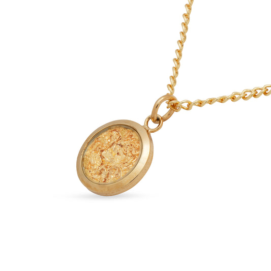 Matilda Petite Gold Leaf Pendant