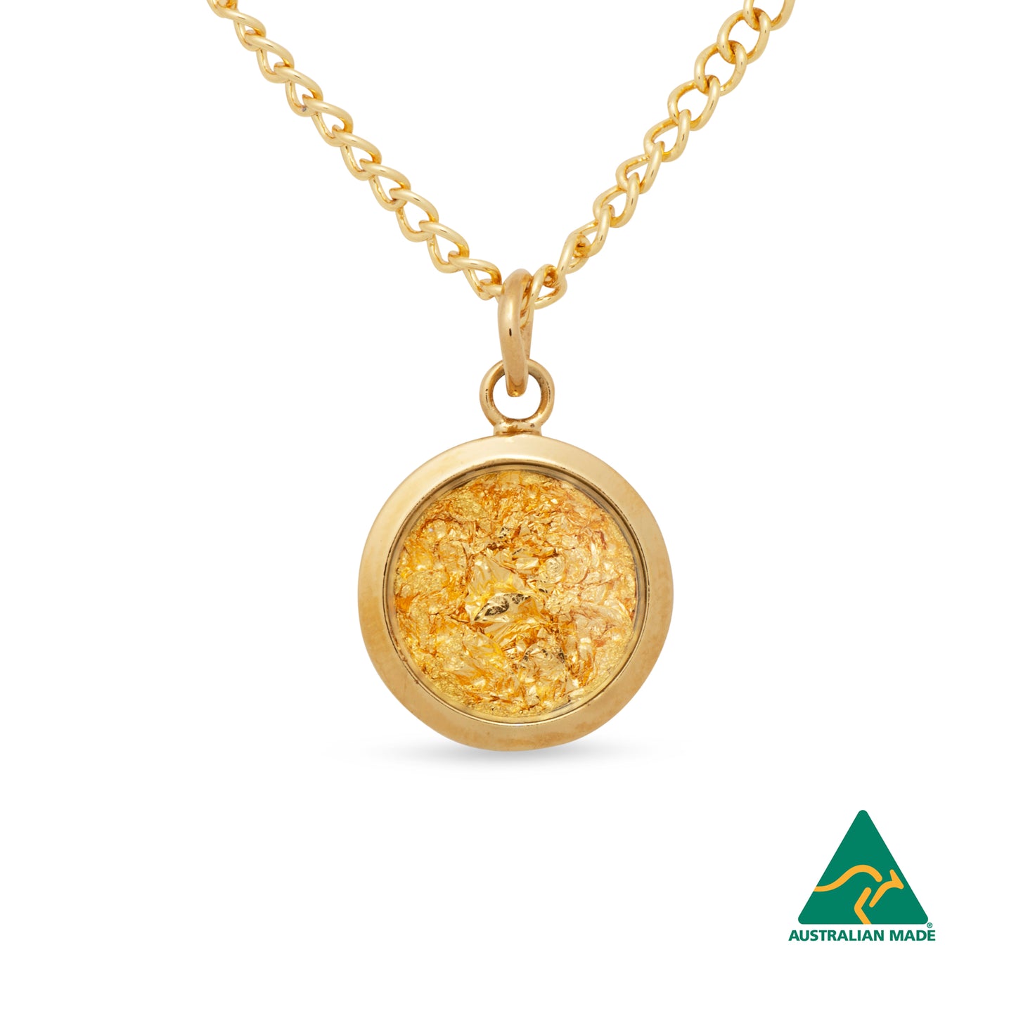Matilda Petite Gold Leaf Pendant