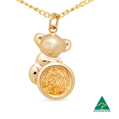 Koala Gold Leaf Pendant
