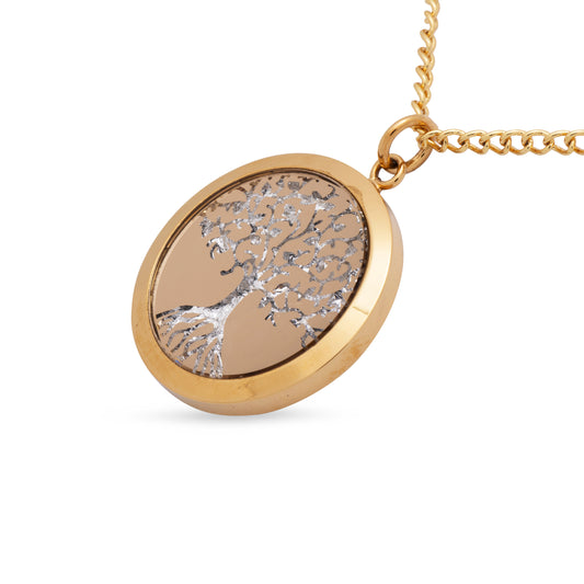 Tree of Life Silver Leaf Pendant