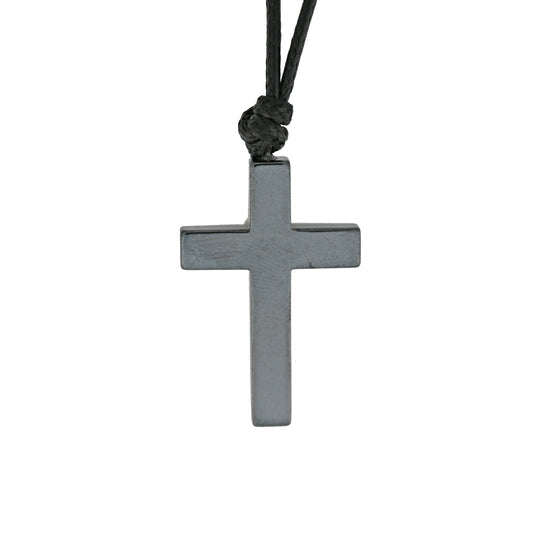 Iron Ore Cross Pendant